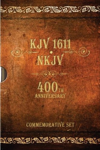 Holy Bible: King James Version 1611 Edition, Brown, Bonded Leather / New King James Version, Brown, Bonded Leather, 400th Anniversary