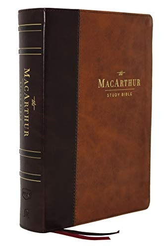 Nkjv, Macarthur Study Bible, 2nd Edition, Leathersoft, Brown, Indexed, Comfort Print