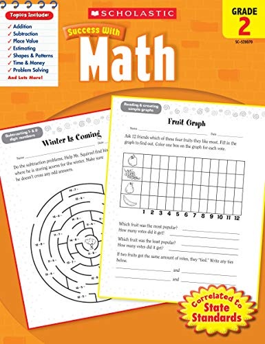Scholastic Success with Math, Grade 2 (Scholastic Success with Workbooks: Math)