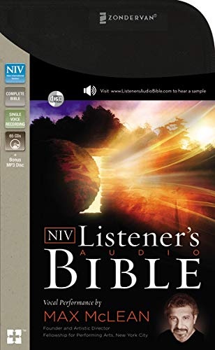 NIV, Listener's Audio Bible, Audio CD: Vocal Performance by Max McLean