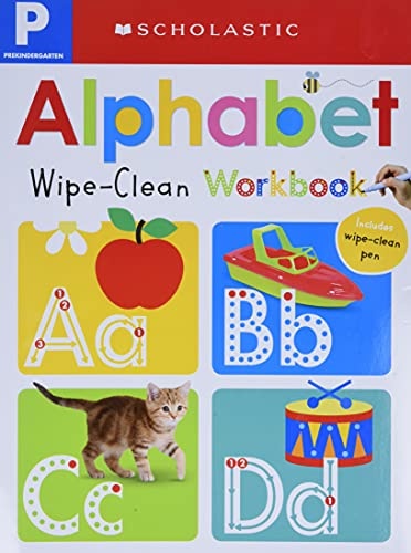 Pre-K Alphabet Wipe-Clean Workbook: Scholastic Early Learners (Wipe-Clean)