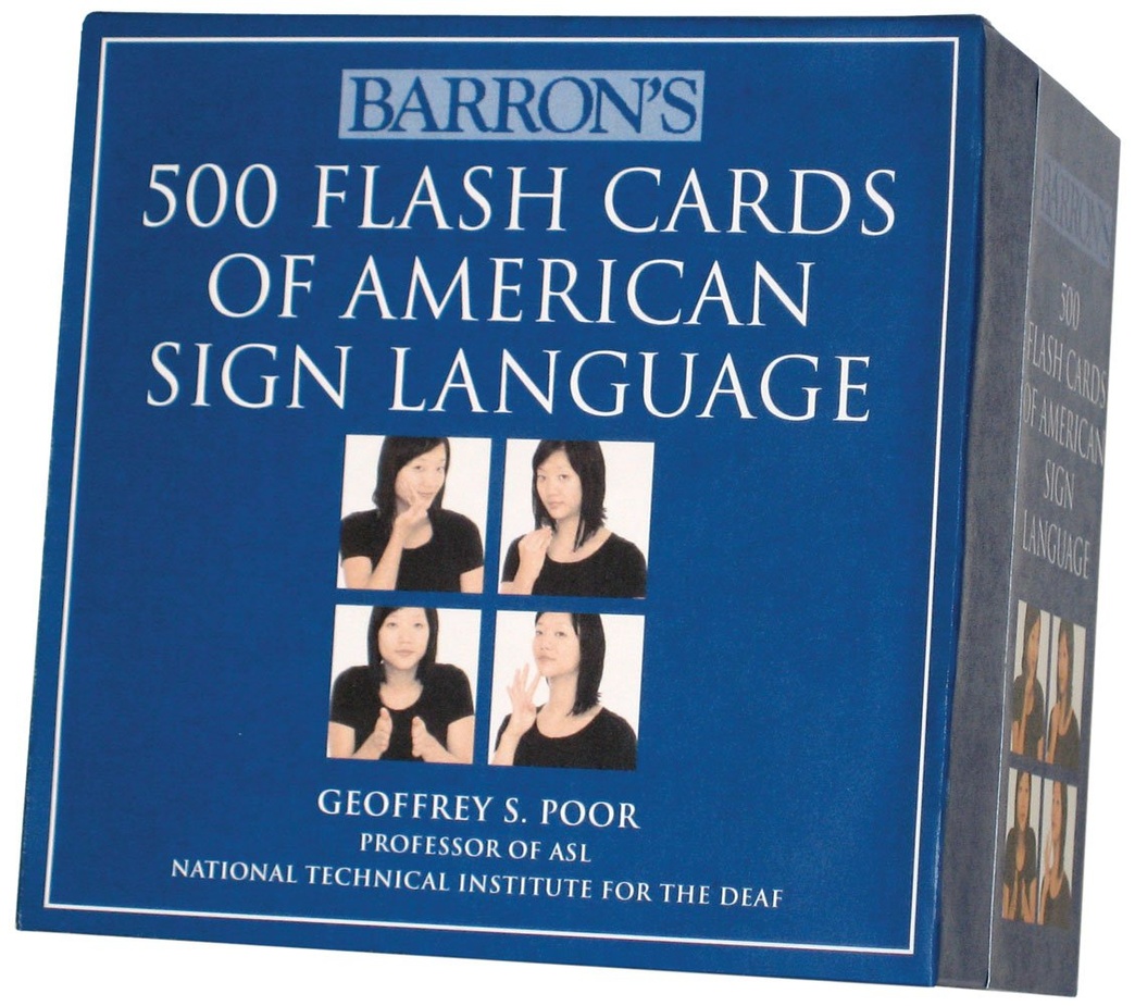 Barron's 500 Flash Cards of American Sign Language