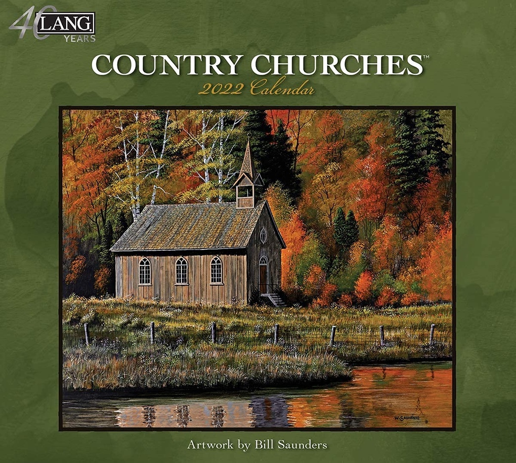 Lang Country Churches 2022 Wall Calendar (22991001904)