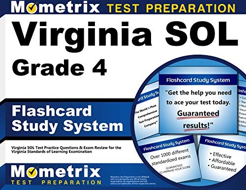 Virginia SOL Grade 4 Flashcard Study System: Virginia SOL Test Practice Questions & Exam Review for the Virginia Standards of Learning Examination (Cards)