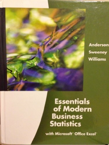 Essentials of Modern Business Statistics (Book Only)