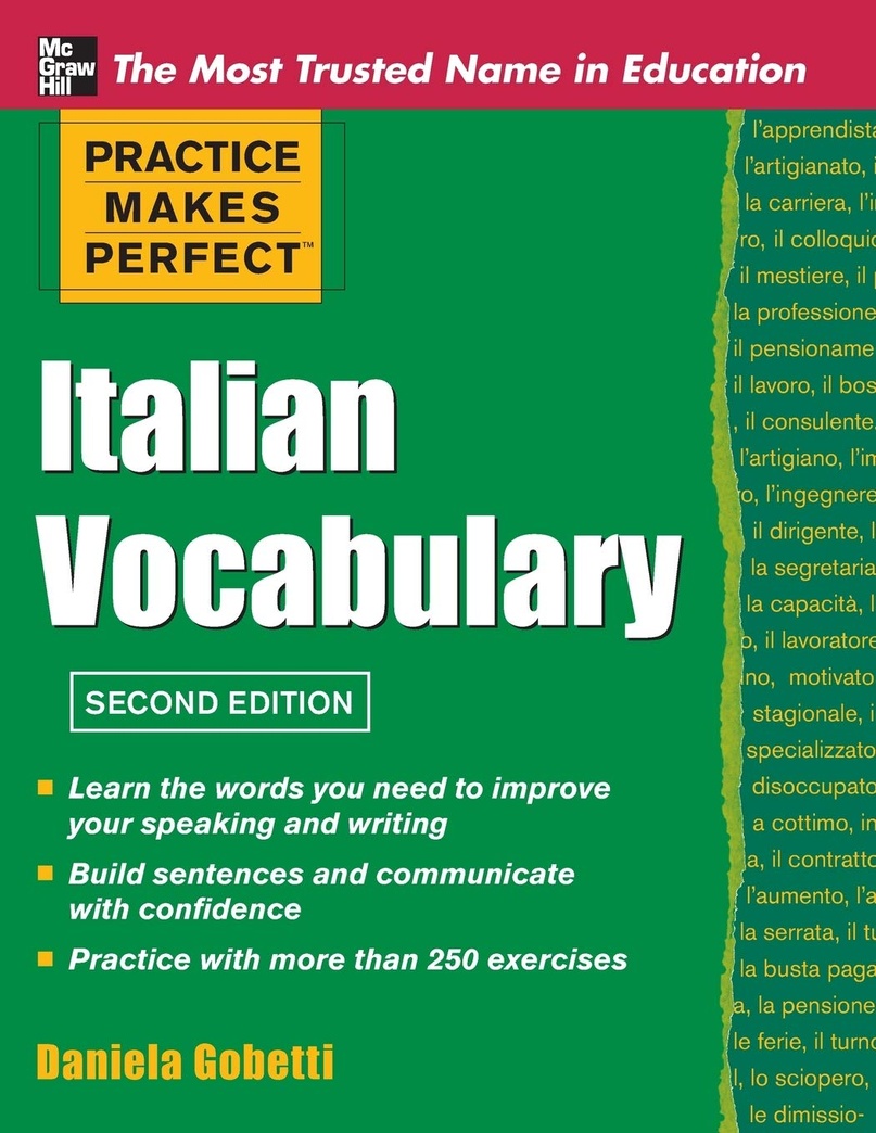 Practice Makes Perfect Italian Vocabulary (Practice Makes Perfect Series)
