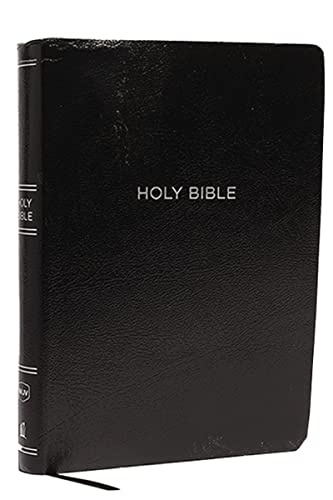 NKJV, Reference Bible, Super Giant Print, Leather-Look, Black, Red Letter, Comfort Print: Holy Bible, New King James Version