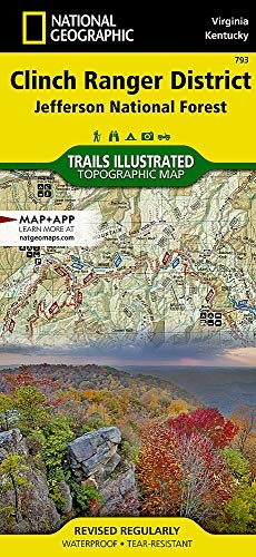 Clinch Ranger District [Jefferson National Forest] (National Geographic Trails Illustrated Map, 793)