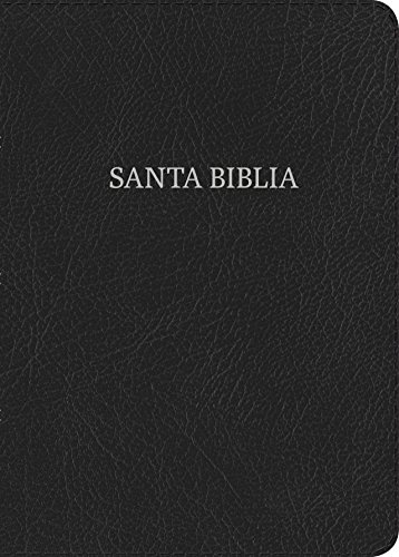Biblia Reina Valera 1960 TamaÃ±o manual. Letra grande, piel fabricada, negro / Hand Size Bible RVR 1960. Giant Print, Bonded Leather, Black (Spanish Edition)