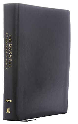 NIV, Maxwell Leadership Bible, 3rd Edition, Leathersoft, Black, Comfort Print: Holy Bible, New International Version