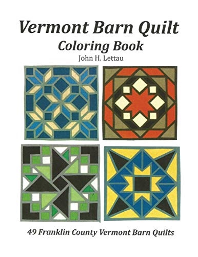 Vermont Barn Quilt Coloring Book
