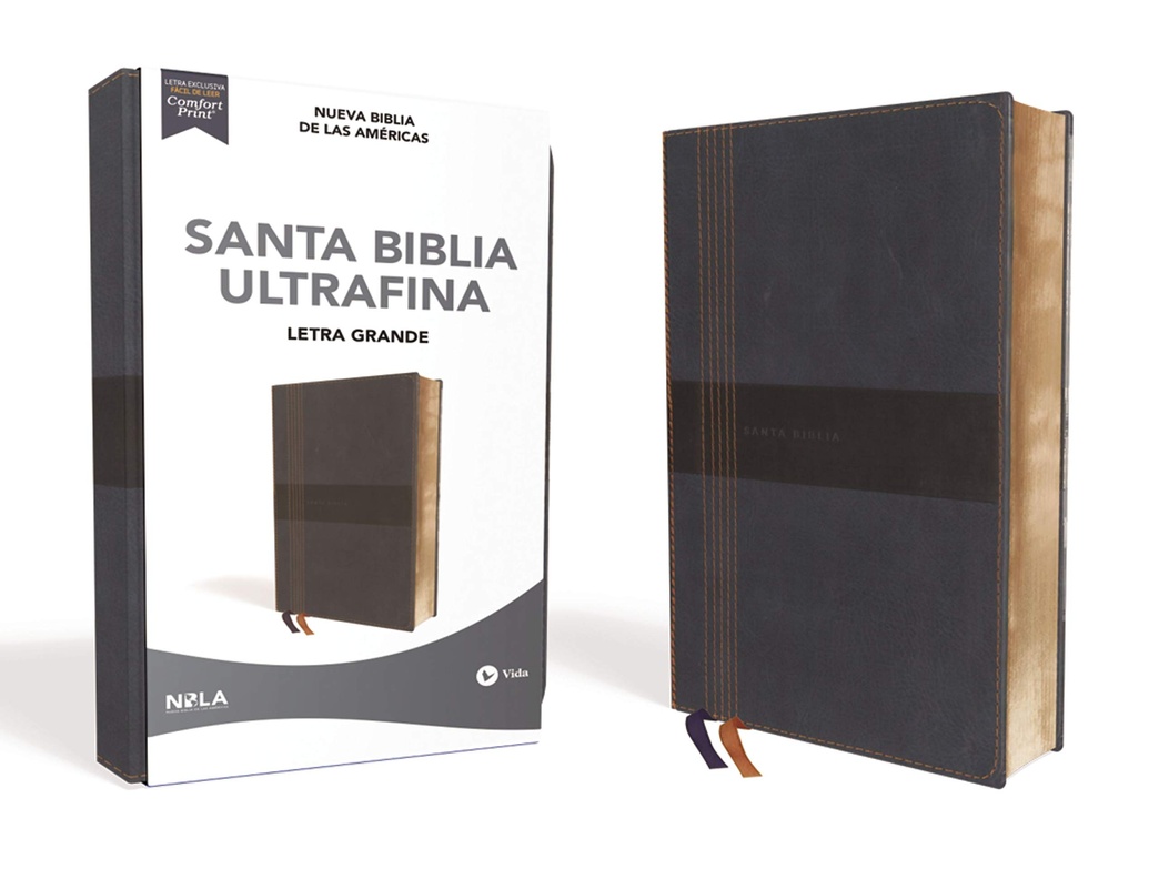 Biblia NBLA, Ultrafina, Letra Grande, Tamaño Manual, Leathersoft, Azul, Edición Letra Roja / Spanish Ultrathin Holy Bible, NBLA, Lg Print, Handy Size (Spanish Edition)