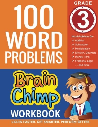 100 Word Problems : Grade 3 Math Workbook