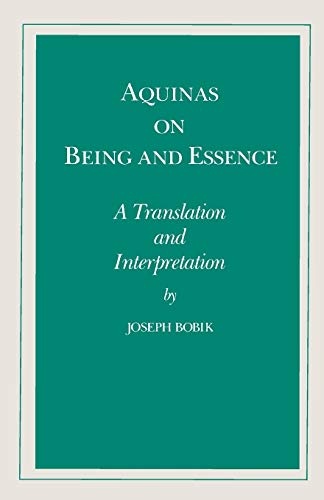 Aquinas On Being and Essence