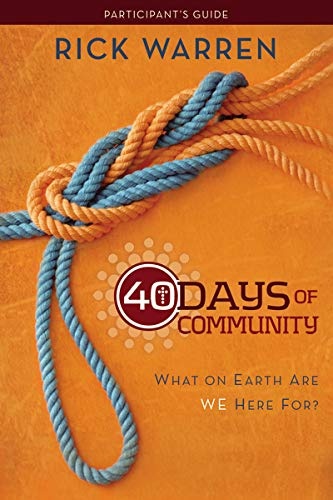 40 Days of Community Study Guide 3-product pack: What On Earth Are We Here For?