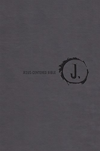 Jesus-Centered Bible NLT, Charcoal