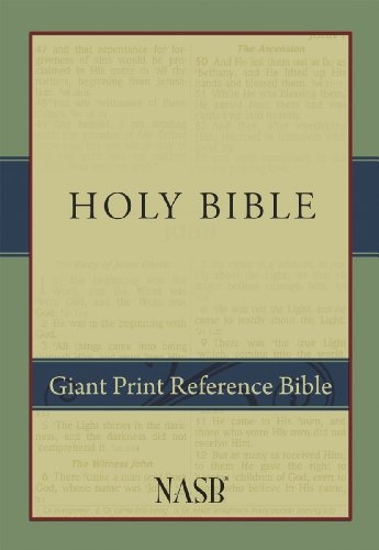 NASB Giant-Print Reference Bible