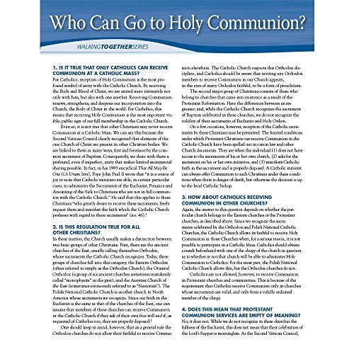 Who Can Go to Holy Communion?