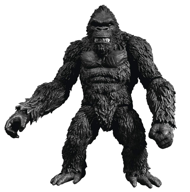 Mezco Toys King Kong of Skull Island Black & White Version 7" Action Figure