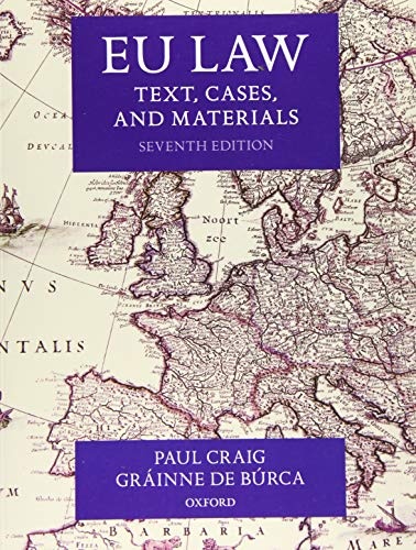 EU Law: Text, Cases, and Materials