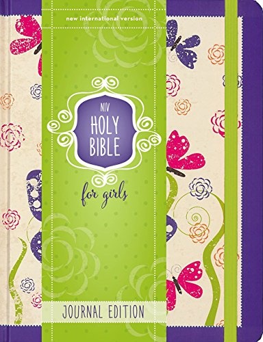 NIV Holy Bible for Girls, Journal Edition, Hardcover, Purple, Elastic Closure