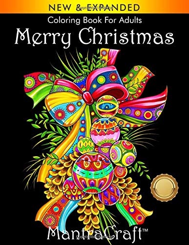 Coloring Book for Adults: Merry Christmas: Christmas Coloring Book for Adults Relaxation (MantraCraft Coloring Books)