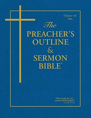 Preacher's Outline & Sermon Bible-KJV-Acts