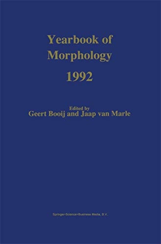 Yearbook of Morphology 1992
