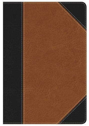 KJV Study Bible Personal Size, Black/Tan LeatherTouch