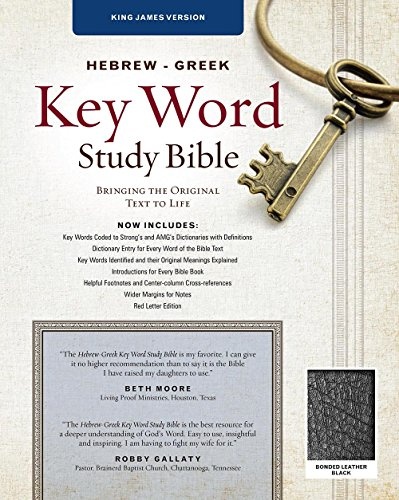 The Hebrew-Greek Key Word Study Bible: KJV Edition, Black Bonded Leather Thumb-Indexed (Key Word Study Bibles)