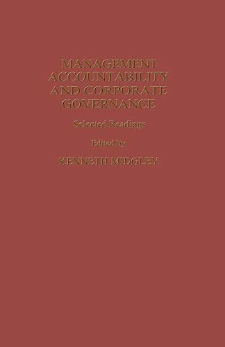 Management Accountability and Corporate Governance: Selected Readings