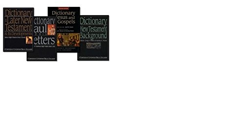 The IVP New Testament Dictionary Set, 4 Vols. A Compendium of Contemporary Biblical Scholarship