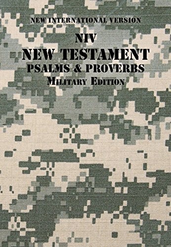 NIV, New Testament with Psalms and Proverbs, Military Edition, Paperback, Digi Camo