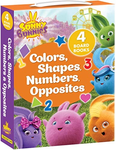 Sunny Bunnies: Colors, Shapes, Numbers & Opposites: 4 Board Books (US Edition)