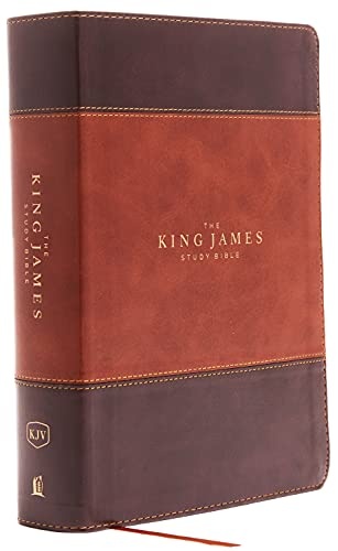 The King James Study Bible, Imitation Leather, Brown