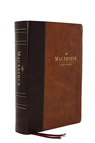 The Esv, MacArthur Study Bible, 2nd Edition, Leathersoft, Brown, Thumb Indexed