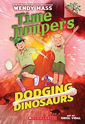 Dodging Dinosaurs: A Branches Book (Time Jumpers #4) (4)