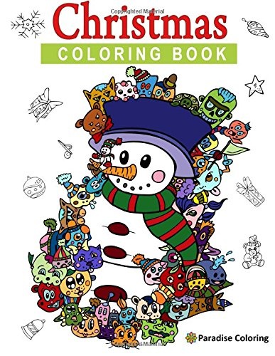Christmas Coloring Book for Adults: 35 Stress Relief Designs For Adults (Christmas Adult Coloring Book)