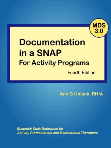 Documentation in a SNAP for Activity Programs with MDS 3.0