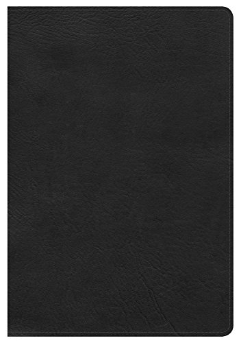 NKJV Large Print Ultrathin Reference Bible, Black LeatherTouch