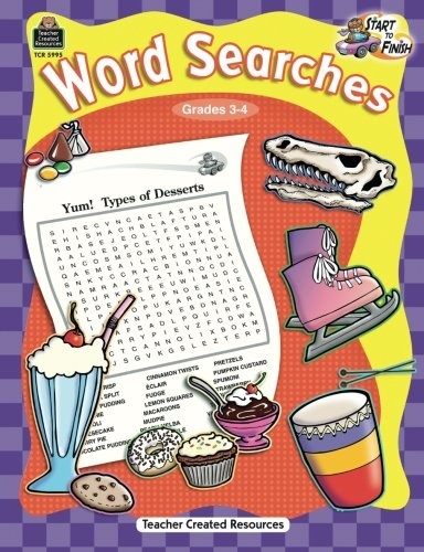 Start to Finish: Word Searches Grd 3-4: Word Searches Grd 3-4