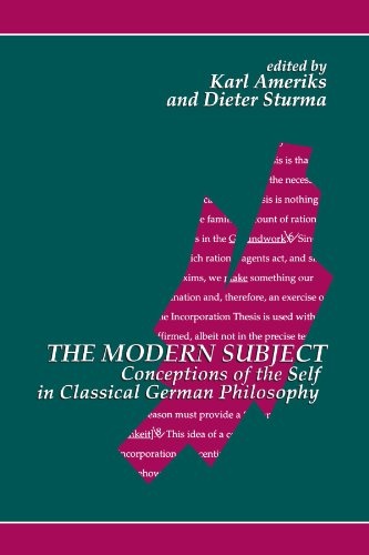 The Modern Subject: Conceptions of the Self in Classical German Philosophy (Suny Series in Contemporary Continental Philosophy)