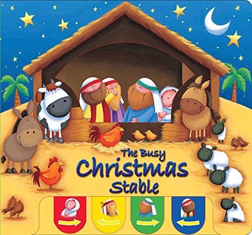 The Busy Christmas Stable (Candle Peek-a-boo)