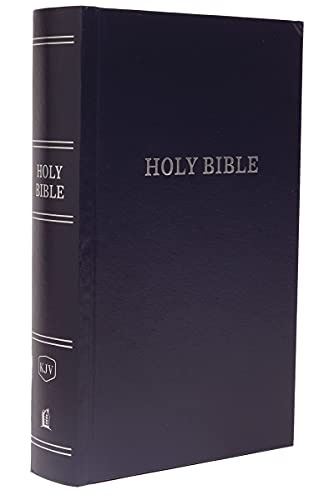 KJV, Pew Bible, Large Print, Hardcover, Blue, Red Letter, Comfort Print: Holy Bible, King James Version