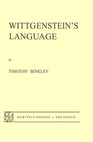 Wittgensteinâs Language