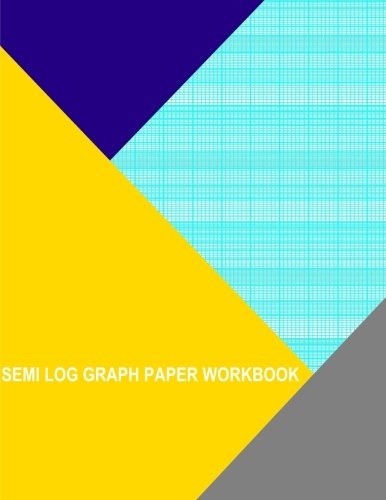 Semi Log Graph Paper Workbook: 84 Divisions 7th Accent By 4 Cycle