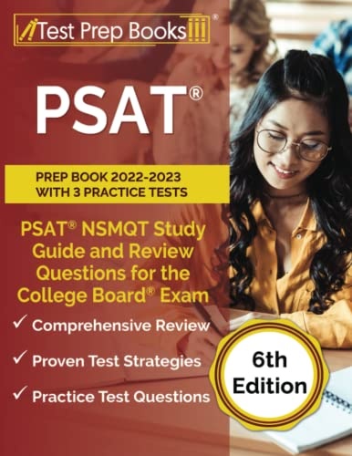 PSAT Prep Book 2022-2023 with 3 Practice Tests