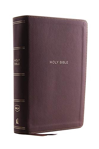 NKJV, Single-Column Reference Bible, Leathersoft, Brown, Comfort Print: Holy Bible, New King James Version