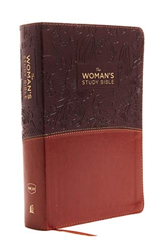The Nkjv, Woman's Study Bible, Fully Revised, Imitation Leather, Brown/Burgundy, Full-Color