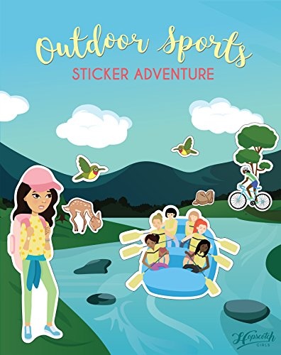 Confidence-Building Sticker Book for Girls Ages 4-8 - Outdoor Sports Sticker Adventure